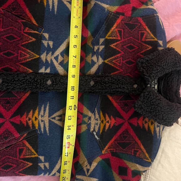 Pendleton X Wrangler Wool and Denim Jacket Size Medium - Picture 5 of 16